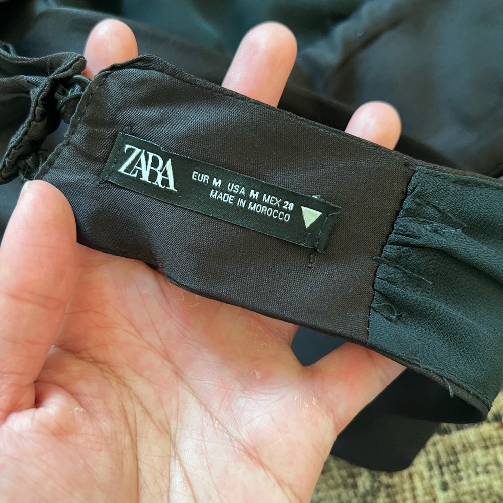 Zara satin halter top